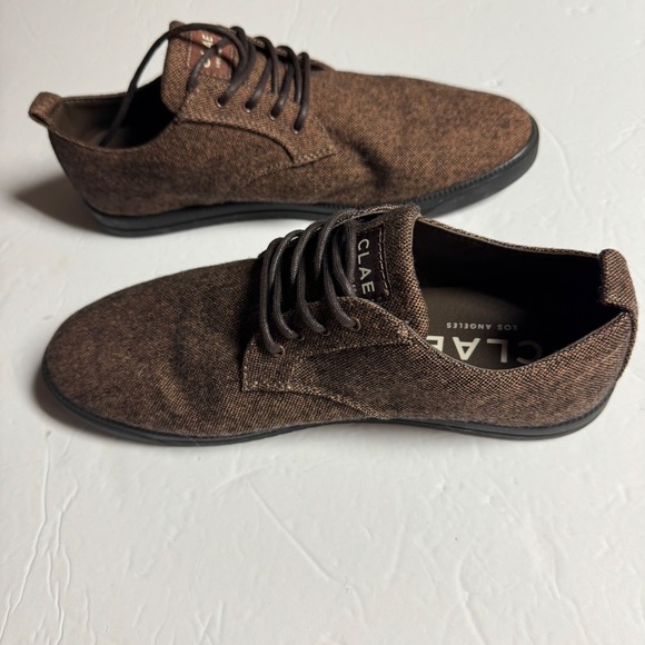 CLAE Oxford Casual Dress Shoes Brown‎ Woven Lace Up size 9 main image 5